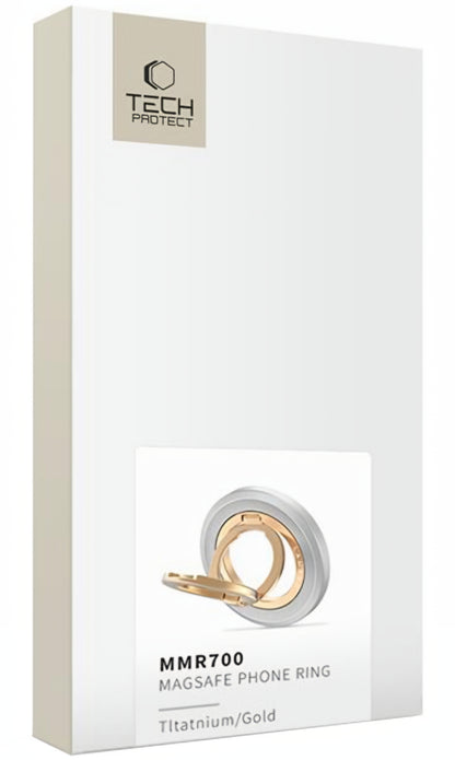 Suport Inel Tech-Protect MMR700 Lamano, Universal, Argintiu Auriu