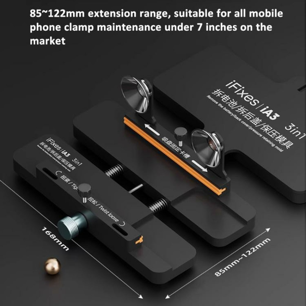 Suport Lucru Demontare Telefon iFixes iA3, Negru
