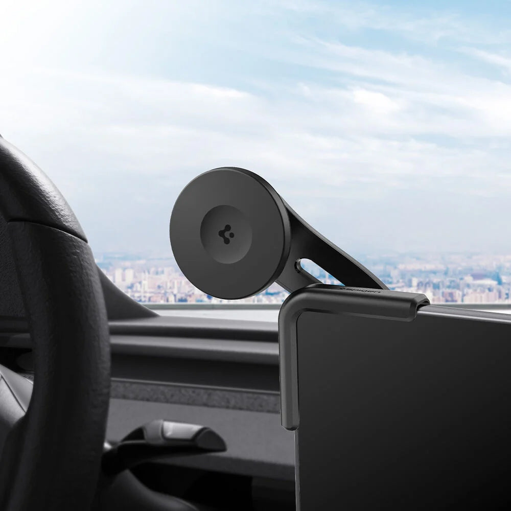 Suport Magnetic Spigen OneTap pentru Navigatie Tesla, Universal, Negru ACP07869