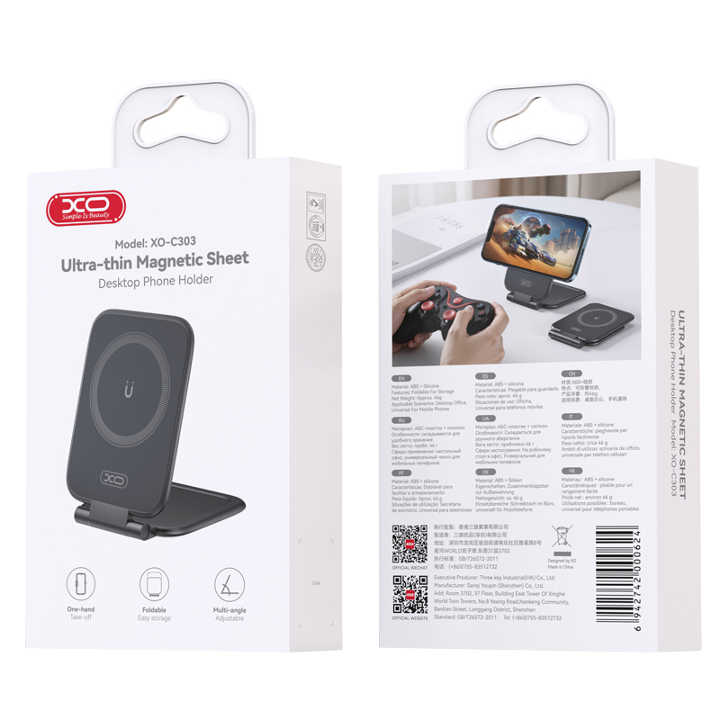 Suport Magnetic XO Design C303, Universal, Negru