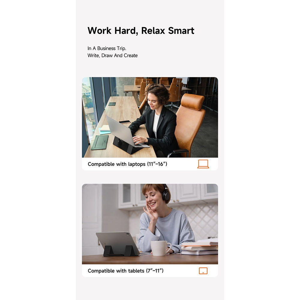 Suport McDodo FS-8020 Napa pentru Laptop 11inch - 16inch, Negru