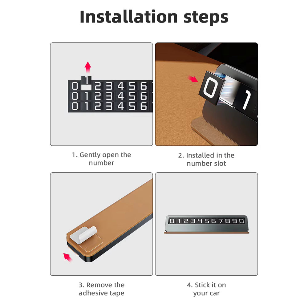 Suport Numar Telefon Auto Techsuit DialCraft