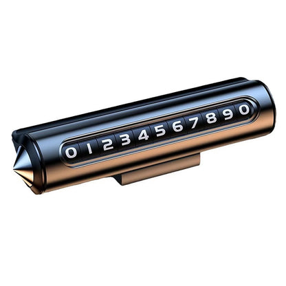 Suport Numar Telefon Auto Techsuit ResQTag