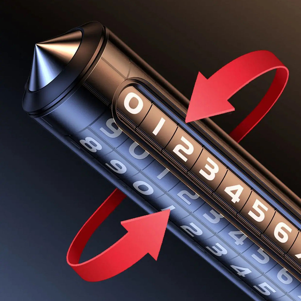 Suport Numar Telefon Auto Techsuit ResQTag