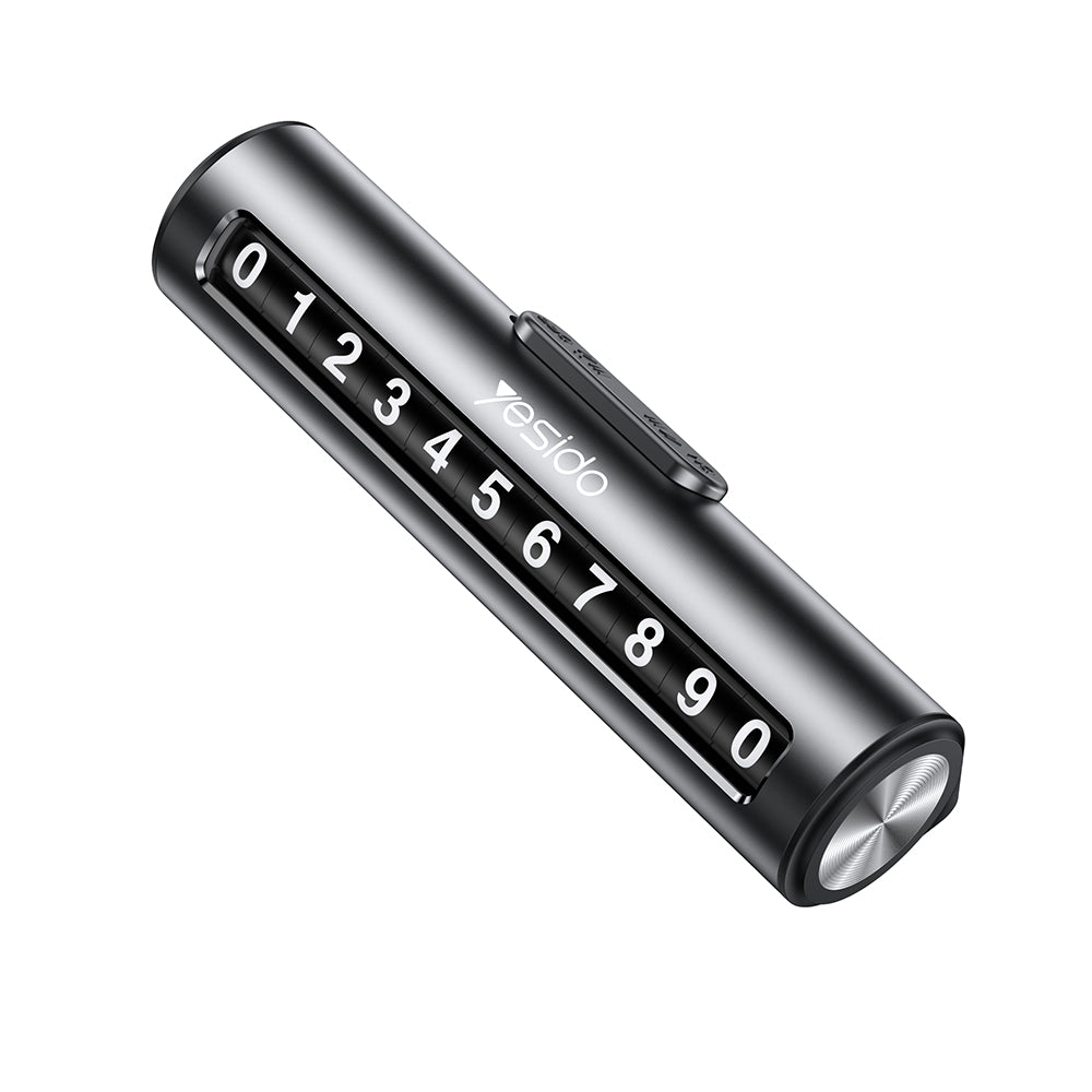 Suport Numar Telefon Auto Yesido C202, Negru
