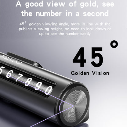 Suport Numar Telefon Auto Yesido C202, Negru