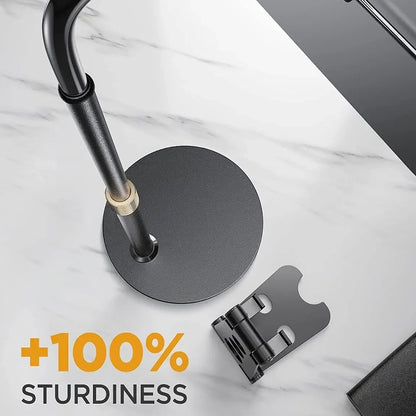 Suport Birou Lisen pentru Telefon / Tableta, 4.7inch - 12.9inch, Negru YL0420050002