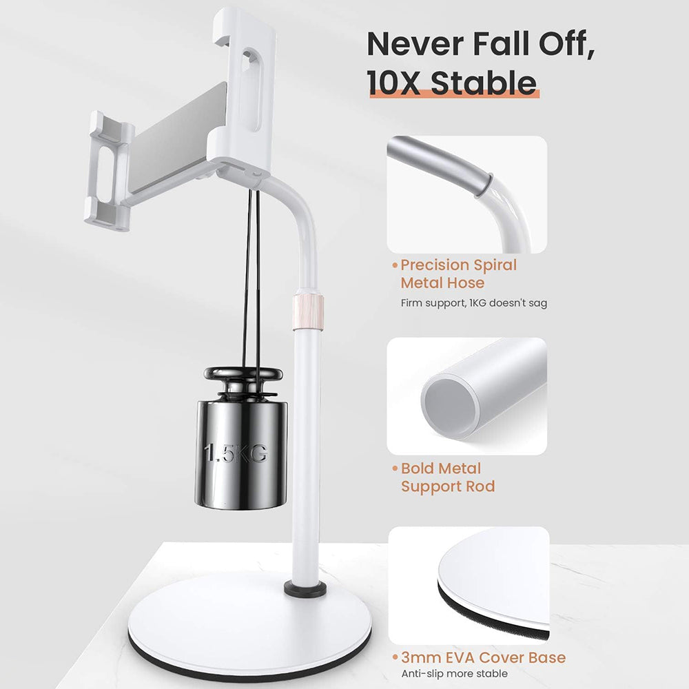 Suport Birou Lisen pentru Telefon / Tableta, 4.7inch - 12.9inch, Negru YL0420050002