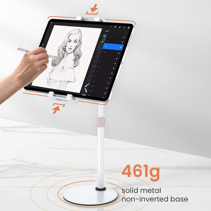 Suport Birou Lisen pentru Telefon / Tableta, 4.7inch - 12.9inch, Negru YL0420050002