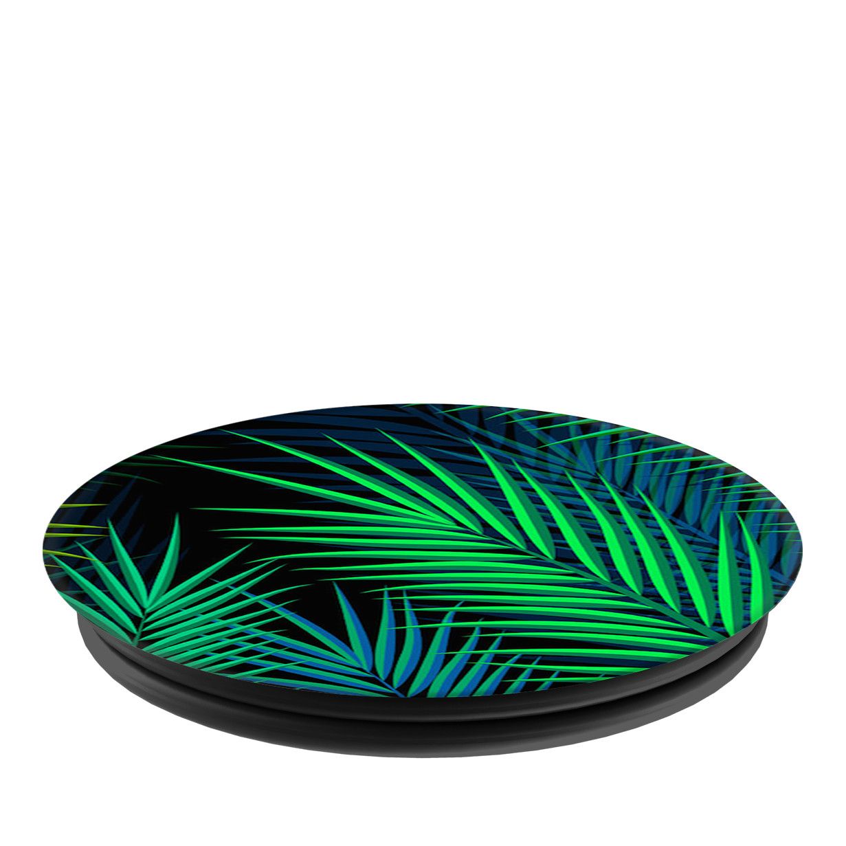 Suport PopGrip Popsockets Midnight Palms, Verde