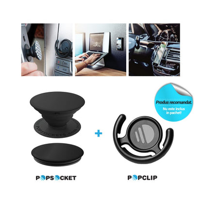 Suport PopGrip Popsockets Midnight Palms, Verde