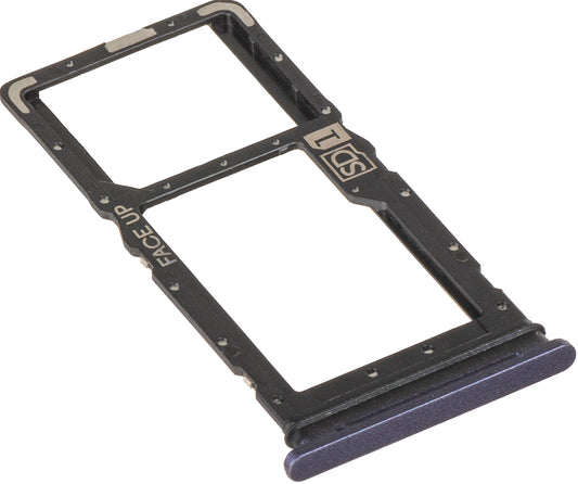 Suport SIM - Card Motorola Moto G35, Negru (Midnight Black), Service Pack S948E26487