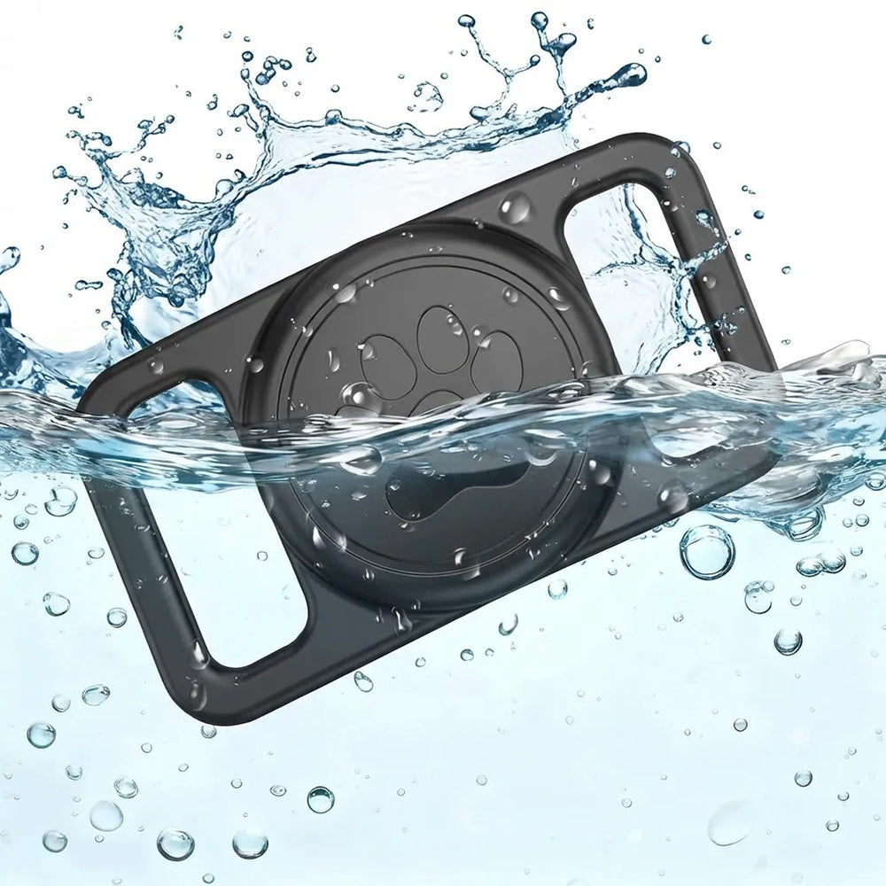 Suport Techsuit BuddyGuard DG1 pentru Apple AirTag la Zgarda Animal Companie, Negru