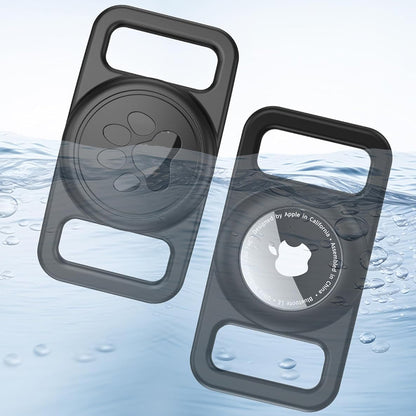 Suport Techsuit BuddyGuard DG1 pentru Apple AirTag la Zgarda Animal Companie, Negru