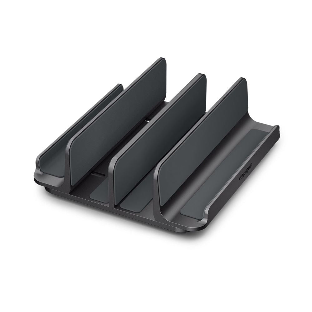 Suport Vertical Spigen LD208S4 Two pentru Laptop cu grosime 14mm - 27mm, Gri