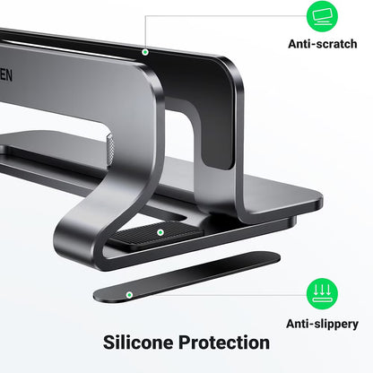 Suport Vertical UGREEN LP258 (29277) pentru Laptop cu grosime 12mm - 26mm, Argintiu