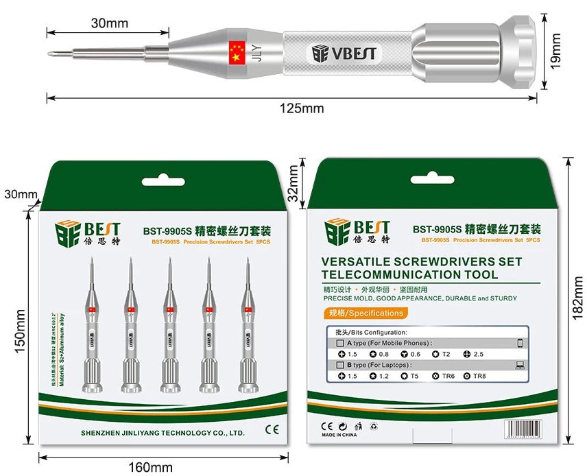 Wkrętak Best BST-9905S, 5 w 1 