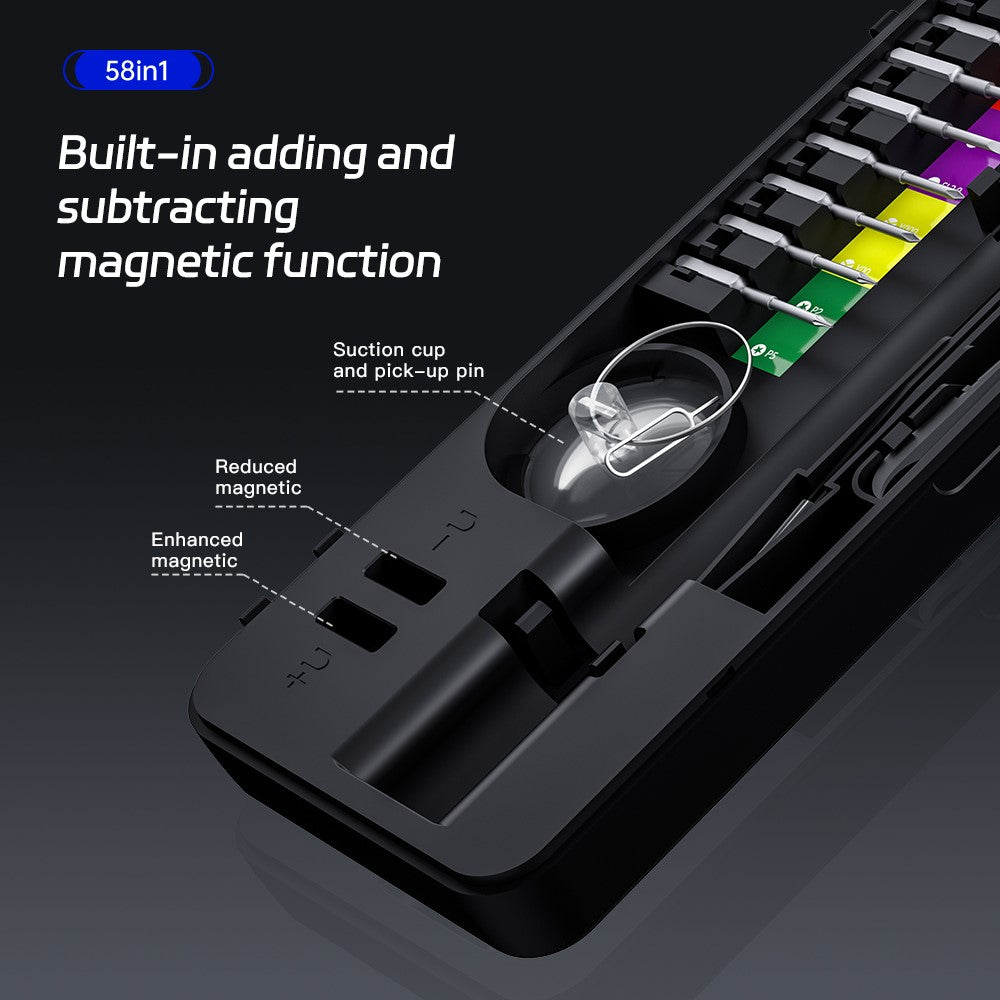 Surubelnita Electrica King'sdun KS-882058, 58in1, Gri