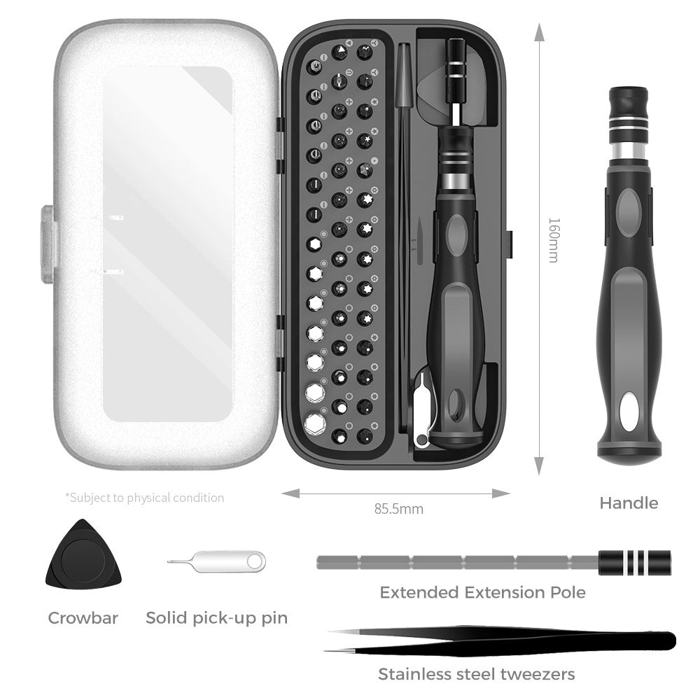 Surubelnita King'sdun KS-840117, 51in1, Gri