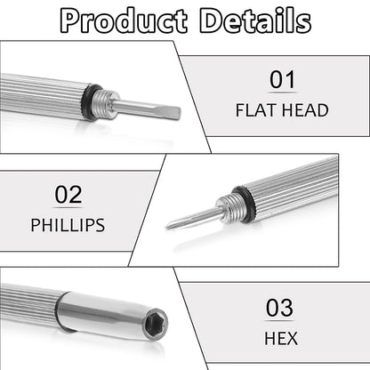 Surubelnita Techsuit ST1 pentru Ochelari, Argintie