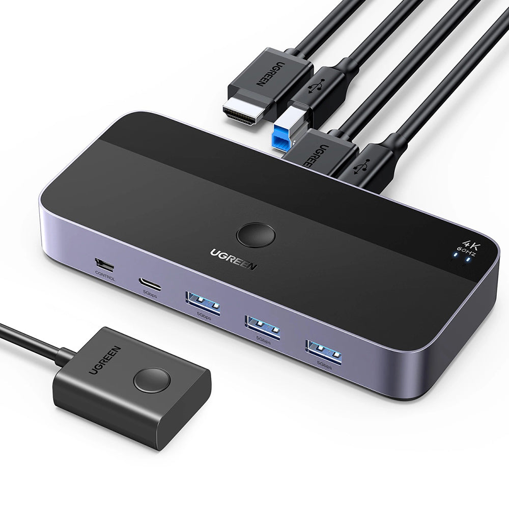 Switch Video HDMI UGREEN CM664, Negru