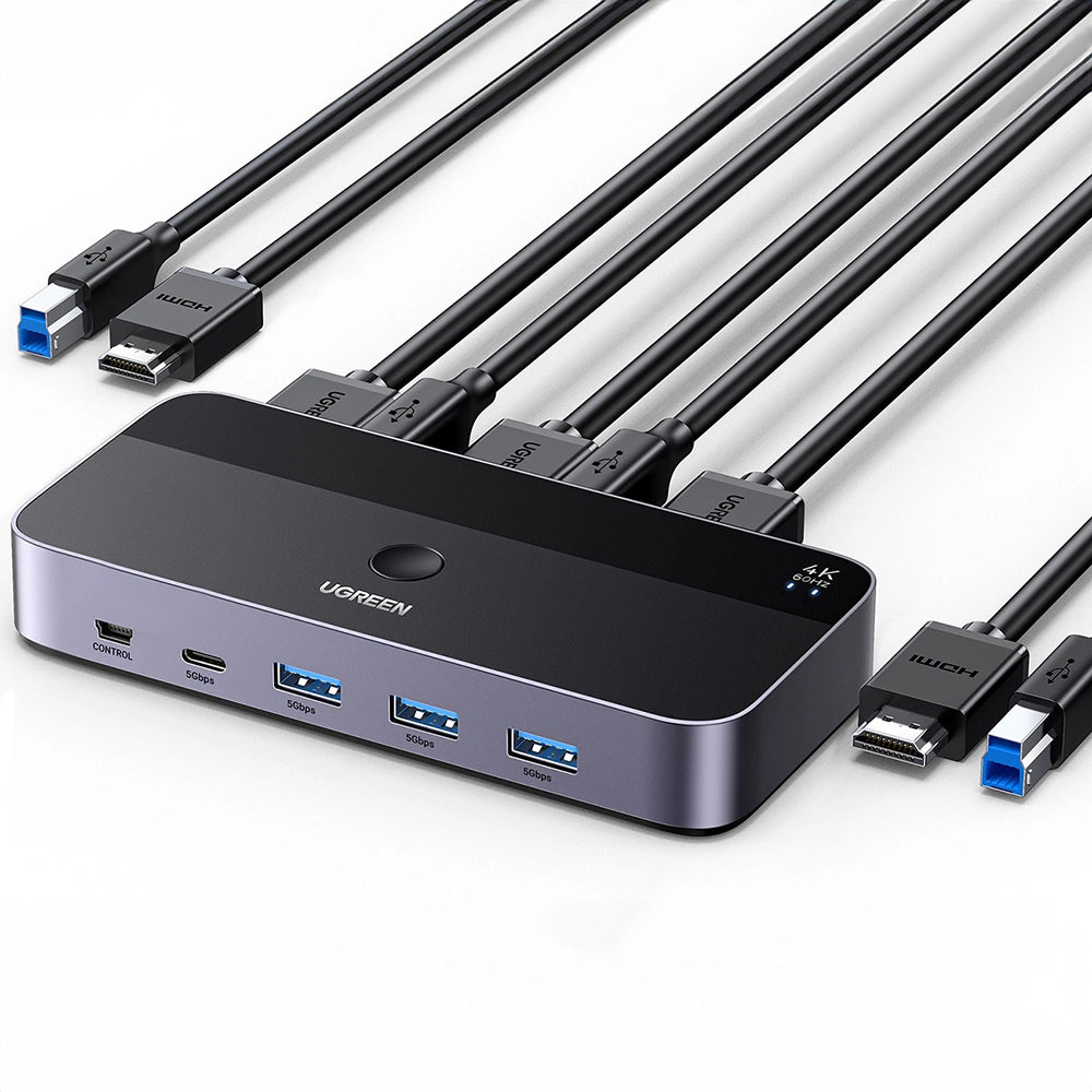 Switch Video HDMI UGREEN CM664, Negru