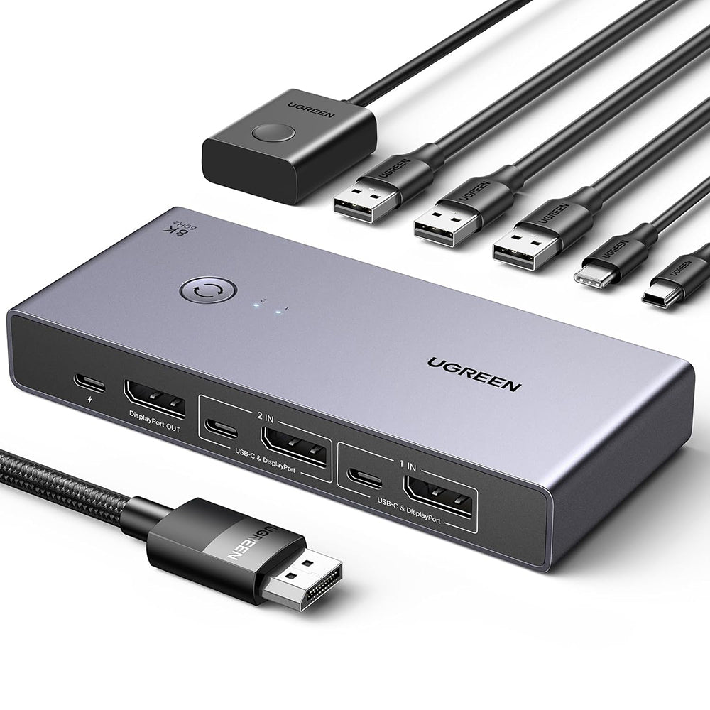 Switch Video DisplayPort UGREEN CM695 (25962), Negru