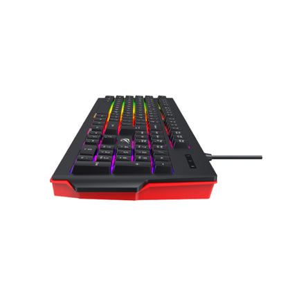 Tastatura Gaming HAVIT KB866L, RGB, 1.4m, Neagra Rosie