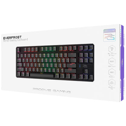 Tastatura Gaming Wired USB Proove Everfrost, RGB, 1.8m, Neagra CKEVEN00000401