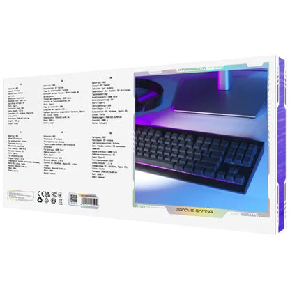 Tastatura Gaming Wired USB Proove Sideswap, RGB, 1.5m, Neagra CKSIEN00022401