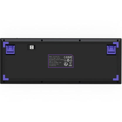 Tastatura Gaming Wireless Proove Slicker Pro, RGB, BT / Wi-Fi / Wired, 1.8m, Neagra WKSLPEN22416