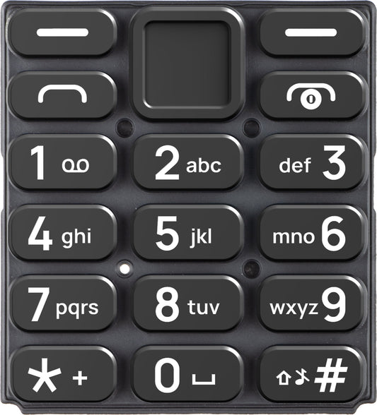 Tastatura Latina HMD 105 4G, Neagra, Service Pack 5010001015SH0