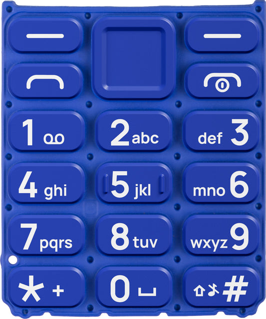 Latin Keypad for HMD 105 / Nokia 105 (2024), Blue