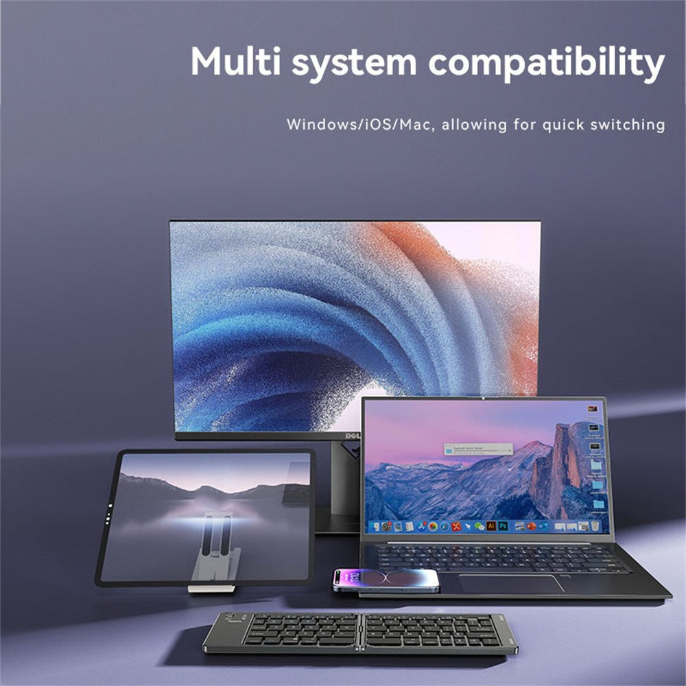 Tastatura Pliabila Bluetooth Yesido KB27, Neagra