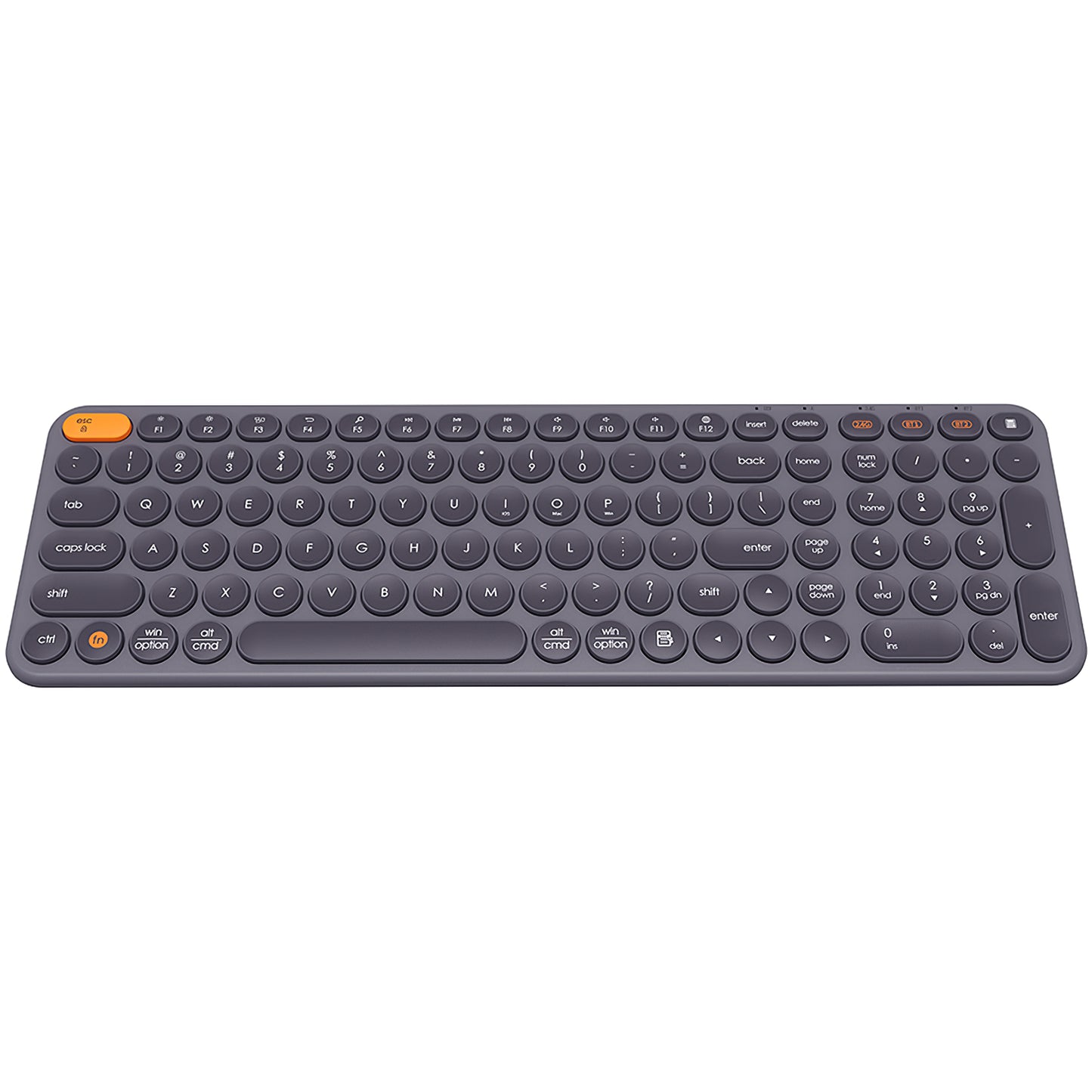 Tastatura Wireless Baseus K01B Tri-Mode, BT / Wi-Fi, Gri B00955504833-00