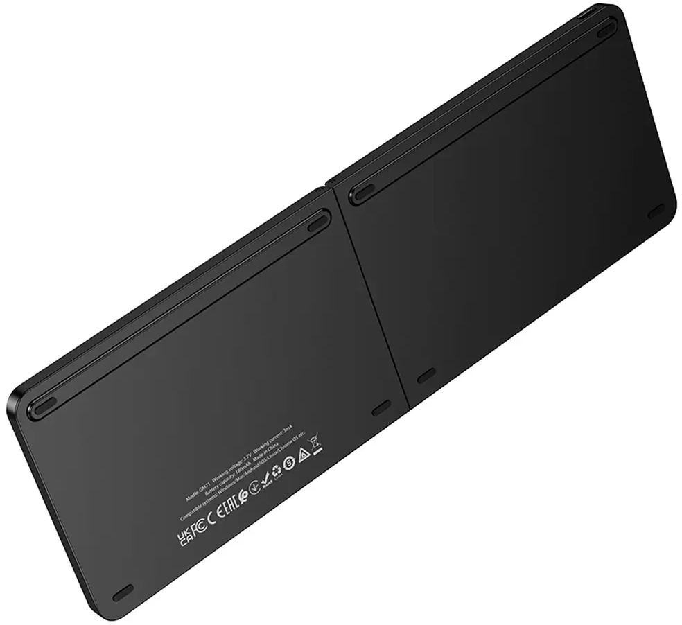 Tastatura Pliabila Bluetooth HOCO GM71 Foldable, Neagra