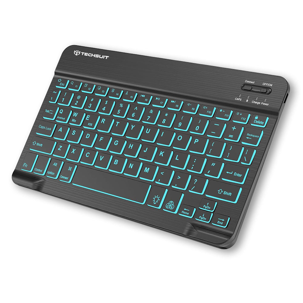 Tastatura Wireless Techsuit WK1, RGB, Neagra