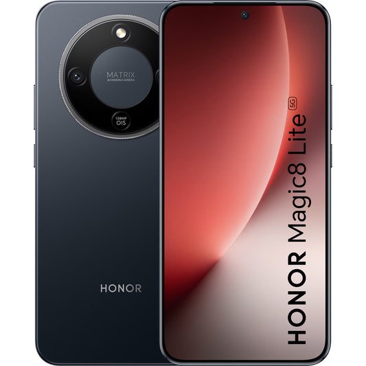 Telefon Mobil Honor Magic8 Lite 5G Dual SIM, 256GB, 8GB, Midnight Black 5109BYQT