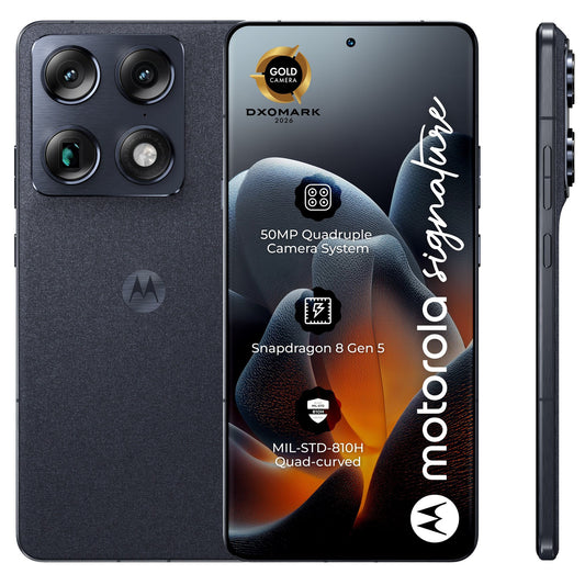 Telefon Mobil Motorola Signature 5G, 512GB, 16GB, Pantone Carbon PBAB0002SE