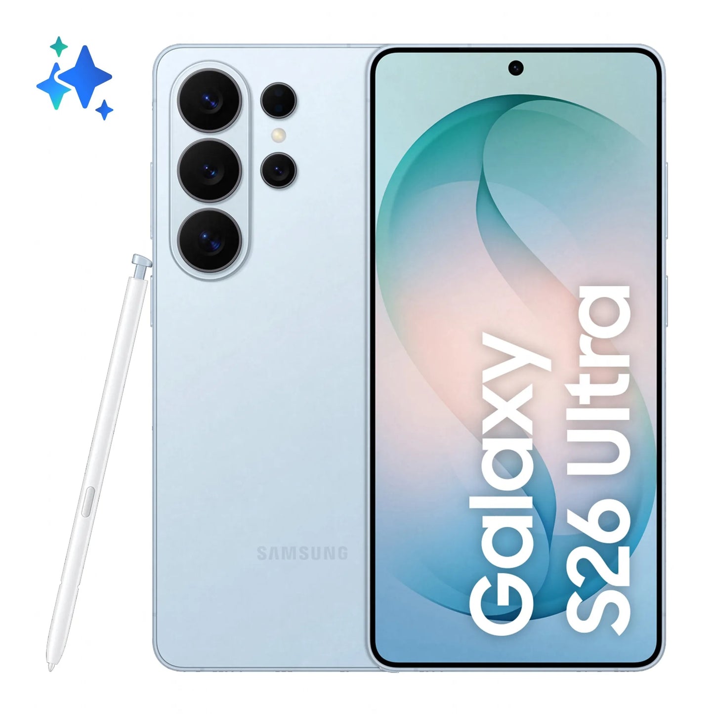 Telefon Mobil Samsung Galaxy S26 Ultra, 256GB, 12GB, Sky Blue SM-S948BLBDEUB