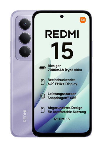 Telefon Mobil Xiaomi Redmi Note 15 5G, 256GB, 8GB, Purple MZB0LWFEU