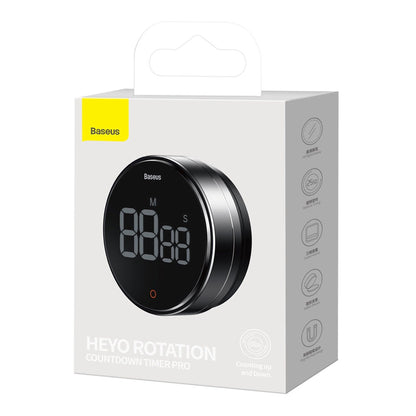 Timer Temporizator Baseus Heyo Rotation Pro, Negru FMDS000013