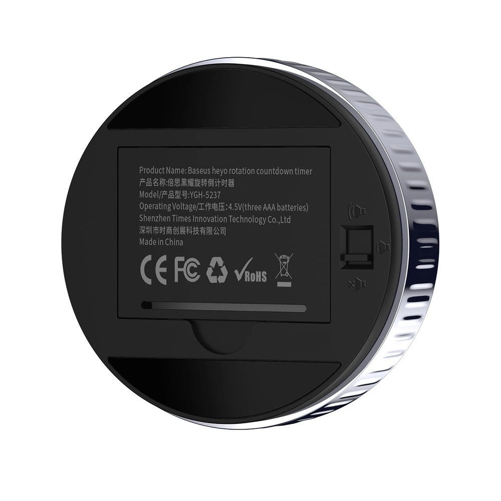Timer Temporizator Baseus Heyo Rotation, Negru ACDJS-01