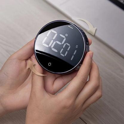 Timer Temporizator Baseus Heyo Rotation, Negru ACDJS-01