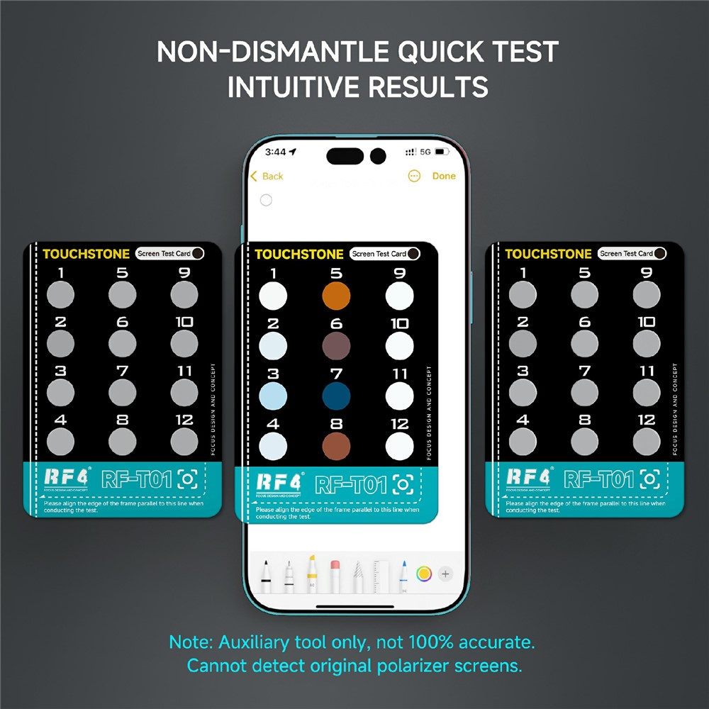 Tester Polarizare Display RF4 RF-T01 pentru Apple iPhone 12 - 17 Series
