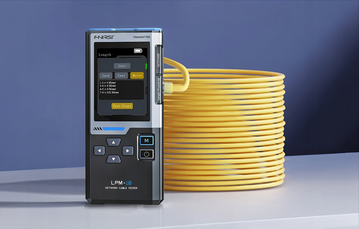 Tester Cablu Retea UTP Fnirsi LPM-10A, Negru