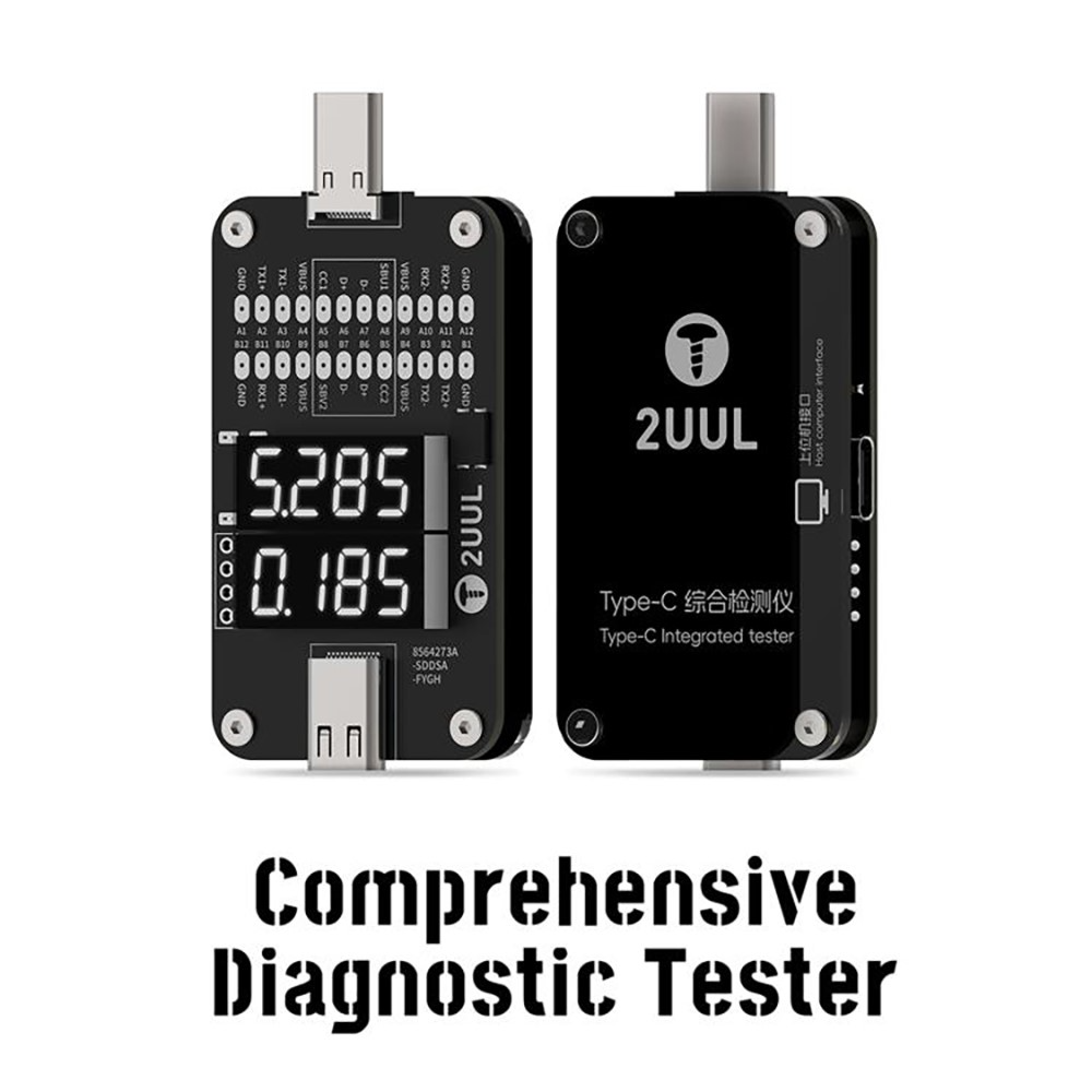 Tester Voltaj 2UUL PW32, USB-C