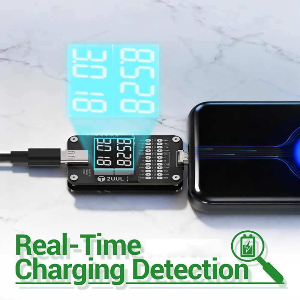 Tester Voltaj 2UUL PW32, USB-C