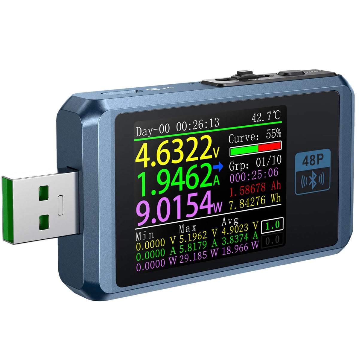 Tester Voltaj Fnirsi FNB48P, 156W, 24V