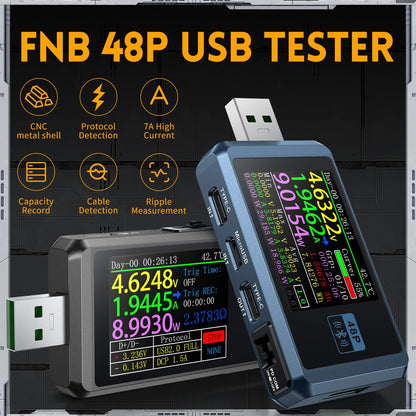 Tester Voltaj Fnirsi FNB48P, 156W, 24V